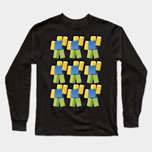 Roblox  Aesthetic Noob T-Pose Respawn Default Character Long Sleeve T-Shirt